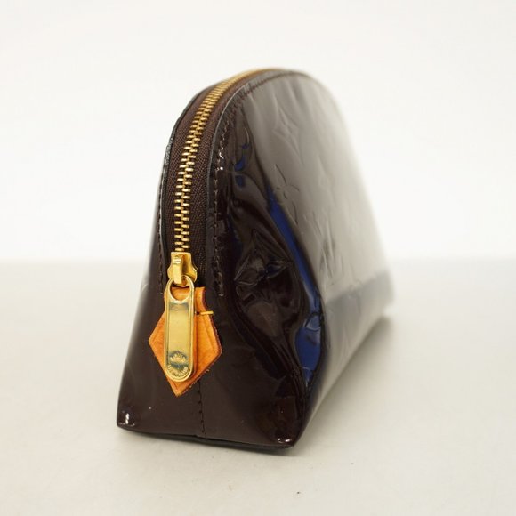 Louis Vuitton Pouch Vernis Pochette Tick M91495 Amarante Ladies - Picture 2 of 10